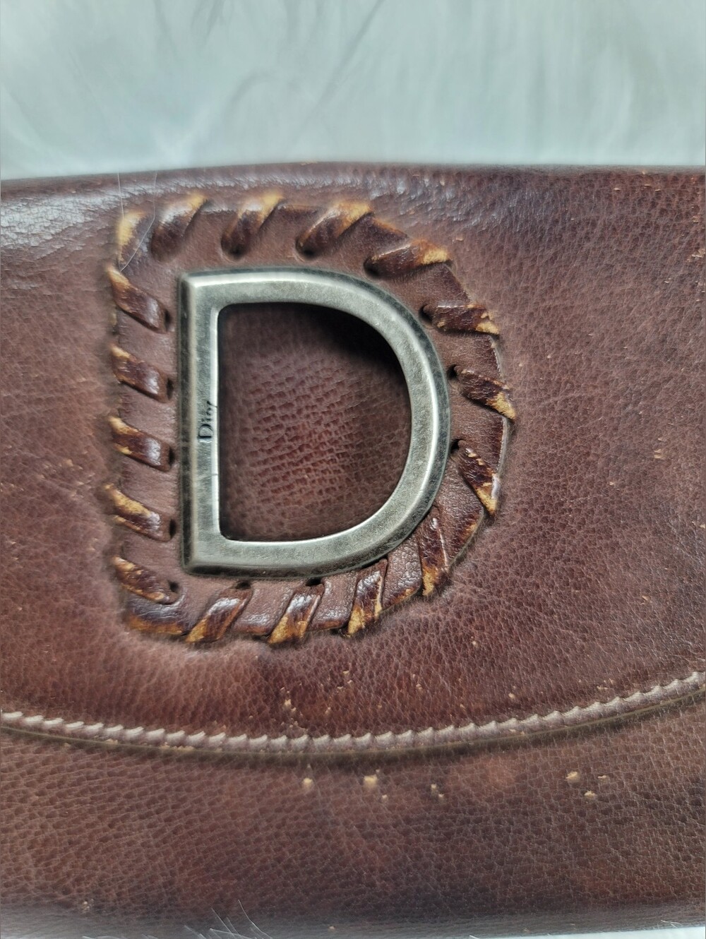 Dior Vintage Wallet Brown, Leather - Picture 11 of 11